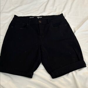 Style & Co. Classic Black Women's Bermuda Stretch Shorts Sz: 10